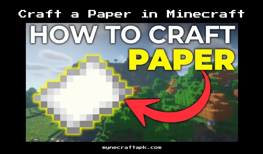 how to craft paper in minecraft