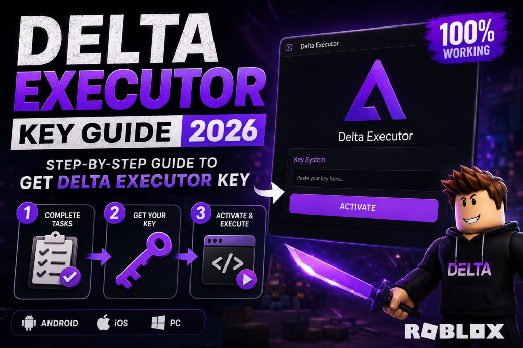 How to Get Delta Executor Key in 2026 1 image
